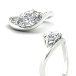Load image into Gallery viewer, marquise-cut-curve-wave-diamond-solitaire-engement-ring-in-white-gold-fd11566mqr-nl-wg.jpg