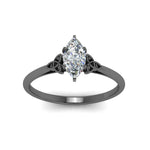 Load image into Gallery viewer, marquise-cut-diamond-celtic-solitaire-ring-in-black-gold-FD8541MQRANGLE5-NL-BG?v=1758624151