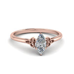 Load image into Gallery viewer, marquise-cut-diamond-celtic-solitaire-ring-in-rose-gold-FD8541MQR-NL-RG?v=1758624151