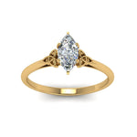 Load image into Gallery viewer, marquise-cut-diamond-celtic-solitaire-ring-in-yellow-gold-FD8541MQRANGLE5-NL-YG?v=1758624151