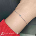 Load image into Gallery viewer, marquise-cut-diamond-chain-bracelet-in-fdbrc11021-fancyhand-nl-wg