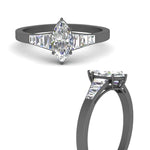 Load image into Gallery viewer, marquise-cut-diamond-ring-with-tapered-baguettes-in-FD10590MQRANGLE3-NL-BG