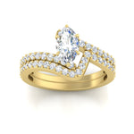 Load image into Gallery viewer, marquise-cut-diamond-wedding-ring-set-in-FDENS3007MQ-NL-YG