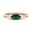 Load image into Gallery viewer, marquise-cut-east-west-emerald-ring-in-rose-gold-fdenr11664mqgemgrsleep-nl-rg.jpg