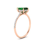 Load image into Gallery viewer, marquise-cut-emerald-hidden-halo-engagement-ring-in-rose-gold-FD9788MQRGEMGR-NL-RG.jpg