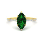 Load image into Gallery viewer, marquise-cut-emerald-hidden-halo-engagement-ring-in-yellow-gold-FD9788MQRGEMGR-NL-YG.jpg