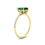 Load image into Gallery viewer, marquise-cut-emerald-hidden-halo-engagement-ring-in-yellow-gold-FD9788MQRGEMGR-NL-YG.jpg