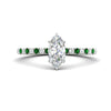 Load image into Gallery viewer, marquise-cut-french-pave-emerald-engagement-ring-in-white-gold-FD11408MQRGEMGR-NL-WG_dd884faa-e70b-4da1-8086-1cebbaf214dd?v=1762849760