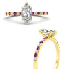 Load image into Gallery viewer, marquise-cut-french-pave-pink-sapphire-engagement-ring-in-yellow-gold-FD11408MQRGSADRPIANGLE3-NL-YG_bcd2e907-9939-4b9a-839f-6d868420d277?v=1762849760