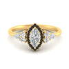 Load image into Gallery viewer, marquise-cut-halo-cluster-accent-black-diamond-engagement-ring-in-yellow-gold-FD10512MQRGBLACK-NL-YG.jpg?v=1770117258