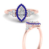 Load image into Gallery viewer, marquise-cut-halo-cluster-accent-sapphire-engagement-ring-in-rose-gold-FD10512MQRGSABLANGLE3-NL-RG.jpg?v=1770117258