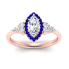 Load image into Gallery viewer, marquise-cut-halo-cluster-accent-sapphire-engagement-ring-in-rose-gold-FD10512MQRGSABLANGLE5-NL-RG.jpg?v=1770117258