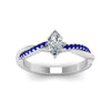 Load image into Gallery viewer, marquise-cut-infinity-twist-diamond-engagement-ring-with-blue-sapphire-in-14K-white-gold-FD8253MQRGSABL-NL-WG
