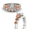 Load image into Gallery viewer, marquise-cut-orange-sapphire-celtic-two-tone-bridal-matching-set-in-white-gold-fdens2255mqgsaorangle3-nl-wg-ws4.jpg
