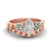 Load image into Gallery viewer, marquise-cut-orange-sapphire-channel-band-celtic-bridal-set-in-rose-gold-fdens2255mqgsaorsleep-nl-rg-ws2.jpg
