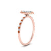 Load image into Gallery viewer, marquise-cut-orange-sapphire-halo-petite-engagement-ring-in-rose-gold-FD8523MQRGSAORANGLE3-NL-RG