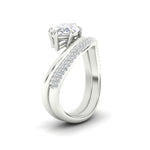 Load image into Gallery viewer, marquise-cut-pave-band-with-wave-solitaire-ring-in-white-gold-fdens11566mq-nl-wg-w1.jpg