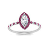Load image into Gallery viewer, marquise-cut-pink-sapphire-halo-petite-engagement-ring-in-white-gold-FD8523MQRGSADRPIANGLE3-NL-WG