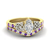 Load image into Gallery viewer, marquise-cut-purple-topaz-channel-band-celtic-bridal-set-in-yellow-gold-fdens2255mqgvitosleep-nl-yg-ws2.jpg