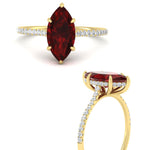 Load image into Gallery viewer, marquise-cut-ruby-hidden-halo-engagement-ring-in-yellow-gold-FD9788MQRGRUDR-NL-YG.jpg