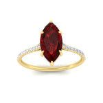 Load image into Gallery viewer, marquise-cut-ruby-hidden-halo-engagement-ring-in-yellow-gold-FD9788MQRGRUDR-NL-YG.jpg