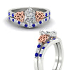 Load image into Gallery viewer, marquise-cut-sapphire-celtic-two-tone-bridal-matching-set-in-white-gold-fdens2255mqgsablangle3-nl-wg-ws4.jpg
