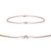 Load image into Gallery viewer, marquise-cut-solitaire-diamond-chain-bracelet-in-rose-gold-fdbrc8656mq-0-30-nl-rg