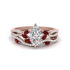 Load image into Gallery viewer, marquise-cut-twisted-vine-luxury-ruby-bridal-ring-set-in-rose-gold-FDENR3211MQGRUDRANGLE3-NL-RG