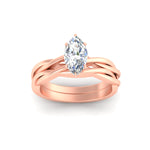 Load image into Gallery viewer, marquise-cut-vine-inspired-solitaire-bridal-ring-set-in-rose-gold-fdens8252mqangle5-nl-rg.jpg?v=1767084998