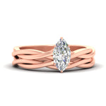 Load image into Gallery viewer, marquise-cut-vine-inspired-solitaire-bridal-ring-set-in-rose-gold-fdens8252mqsleep-nl-rg.jpg?v=1767084998
