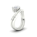 Load image into Gallery viewer, marquise-cut-wave-solitaire-wedding-band-set-in-white-gold-fdens11566mq-nl-wg-w2.jpg
