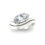 Load image into Gallery viewer, marquise-cut-wave-solitaire-wedding-band-set-in-white-gold-fdens11566mq-nl-wg-w2.jpg