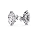 Load image into Gallery viewer, Marquise Diamond 6 Prong Stud Earrings Half Carat