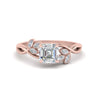Load image into Gallery viewer, marquise-diamond-bezel-set-nature-inspired-asscher-cut-engagement-ring-in-rose-gold-FD10962ASR-NL-RG