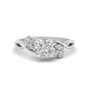 Load image into Gallery viewer, marquise-diamond-bezel-set-nature-inspired-cushion-cut-engagement-ring-in-platinum-FD10962CUR-NL-WG