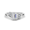 Load image into Gallery viewer, marquise-diamond-bezel-set-nature-inspired-emerald-cut-engagement-ring-in-platinum-FD10962EMR-NL-WG