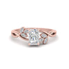 Load image into Gallery viewer, marquise-diamond-bezel-set-nature-inspired-radiant-cut-engagement-ring-in-rose-gold-FD10962RAR-NL-RG