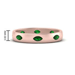 Load image into Gallery viewer, marquise-emerald-bezel-set-eternity-band-in-rose-gold-FD10979MQGEMGR-NL-RG.jpg