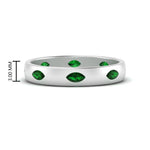 Load image into Gallery viewer, marquise-emerald-bezel-set-eternity-band-in-white-gold-FD10979MQGEMGR-NL-WG.jpg