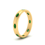 Load image into Gallery viewer, marquise-emerald-bezel-set-eternity-band-in-yellow-gold-FD10979MQGEMGR-NL-YG.jpg