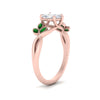 Load image into Gallery viewer, marquise-emerald-bezel-set-nature-inspired-heart-shaped-engagement-ring-in-rose-gold-FD10962HTRGEMGRANGLE2-NL-RG