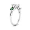 Load image into Gallery viewer, marquise-emerald-bezel-set-nature-inspired-marquise-cut-engagement-ring-in-white-gold-FD10962MQRGEMGRANGLE2-NL-WG