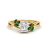 Load image into Gallery viewer, marquise-emerald-bezel-set-nature-inspired-radiant-cut-engagement-ring-in-yellow-gold-FD10962RARGEMGR-NL-YG