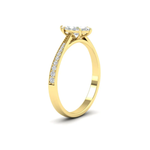 Load image into Gallery viewer, marquise-lab-diamond-engagement-ring-with-pavé-shank-in-yellow-gold-FD11145MQRANGLE2-NL-YG