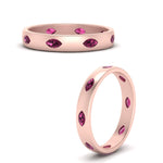 Load image into Gallery viewer, marquise-pink-sapphire-bezel-set-eternity-band-in-rose-gold-FD10979MQGSADRPI-NL-RG.jpg