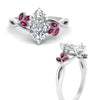 Load image into Gallery viewer, marquise-pink-sapphire-bezel-set-nature-inspired-marquise-cut-engagement-ring-in-white-gold-FD10962MQRGSADRPIANGLE3-NL-WG