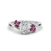 Load image into Gallery viewer, marquise-pink-sapphire-bezel-set-nature-inspired-oval-shaped-engagement-ring-in-white-gold-FD10962OVRGSADRPI-NL-WG