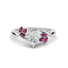Load image into Gallery viewer, marquise-pink-sapphire-bezel-set-nature-inspired-pear-shaped-engagement-ring-in-white-gold-FD10962PERGSADRPI-NL-WG