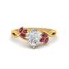 Load image into Gallery viewer, marquise-pink-sapphire-bezel-set-nature-inspired-pear-shaped-engagement-ring-in-yellow-gold-FD10962PERGSADRPI-NL-YG