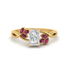 Load image into Gallery viewer, marquise-pink-sapphire-bezel-set-nature-inspired-radiant-cut-engagement-ring-in-yellow-gold-FD10962RARGSADRPI-NL-YG